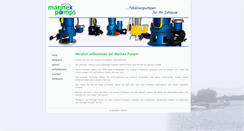 Desktop Screenshot of marinex-pumps.com